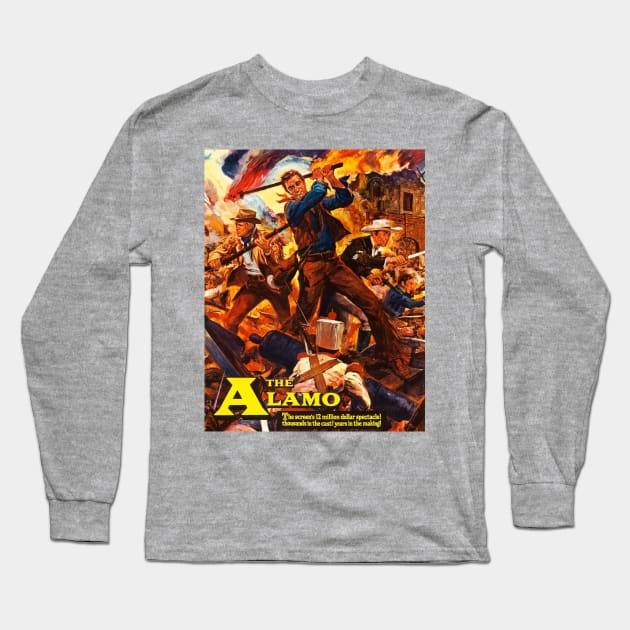 The Alamo (1960) Poster Long Sleeve T-Shirt by MovieFunTime